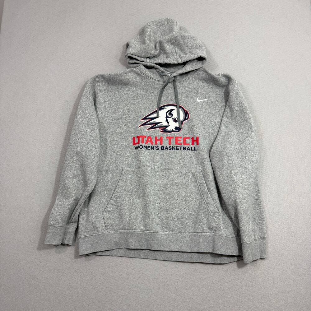 Nike Utah Tech Trailblazers Womens Basketball Hoodie Men's XL Gray Sweatshirt